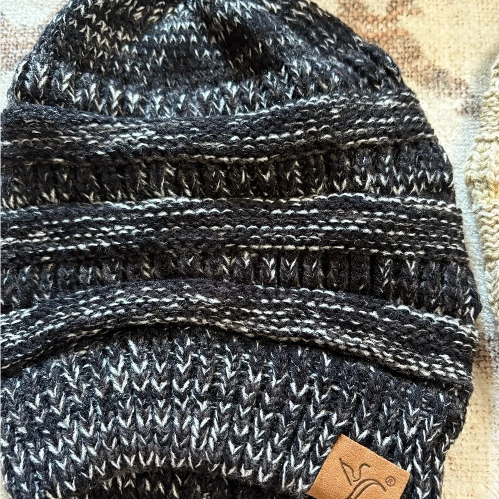 3 nwot beanies